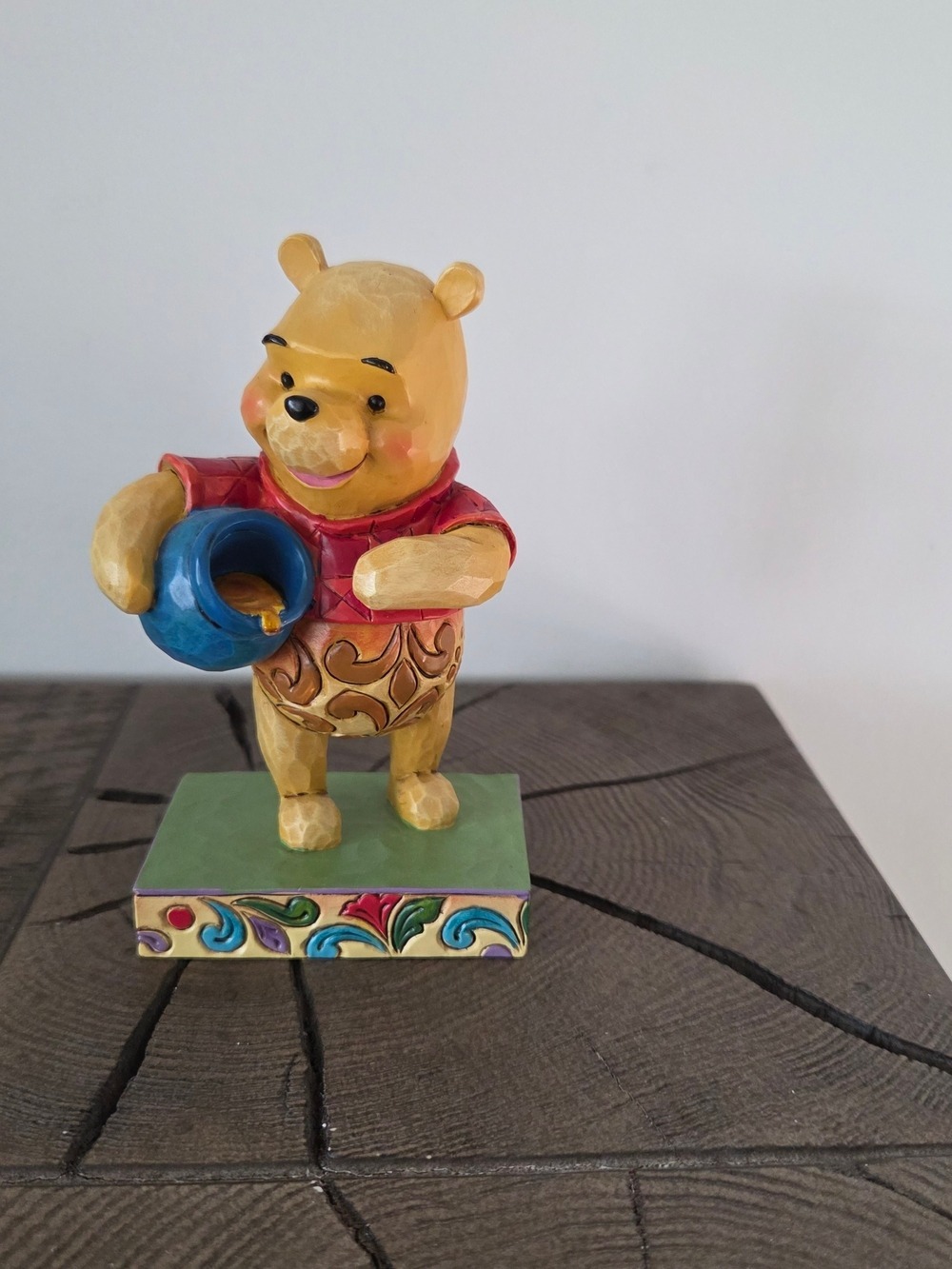 Jim Shore Disney Traditions Mini Winnie the Pooh with Hunny Pot Figurine